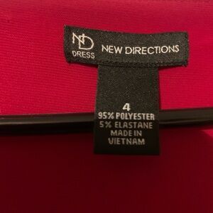 Beautiful, red dress.